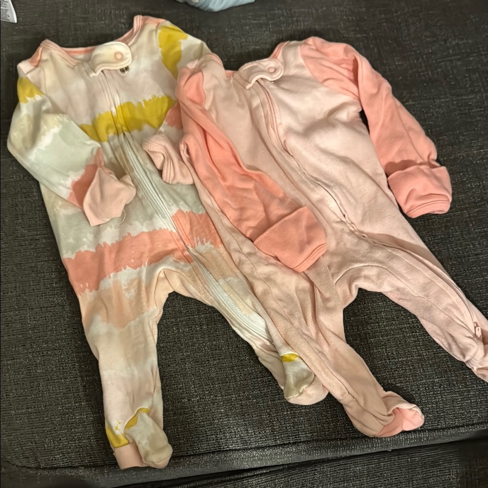 Kids Tie-Dye and Pink One Piece Set